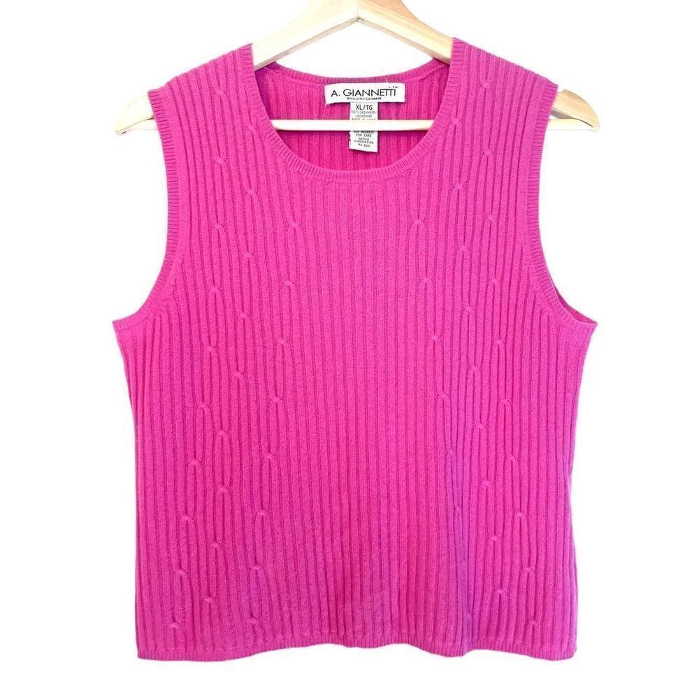 A. Giannetti 100% 2ply cashmere Sweater Vest